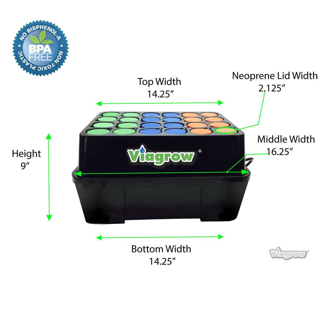 Viagrow 24 Site Aeroponic Clone Machine