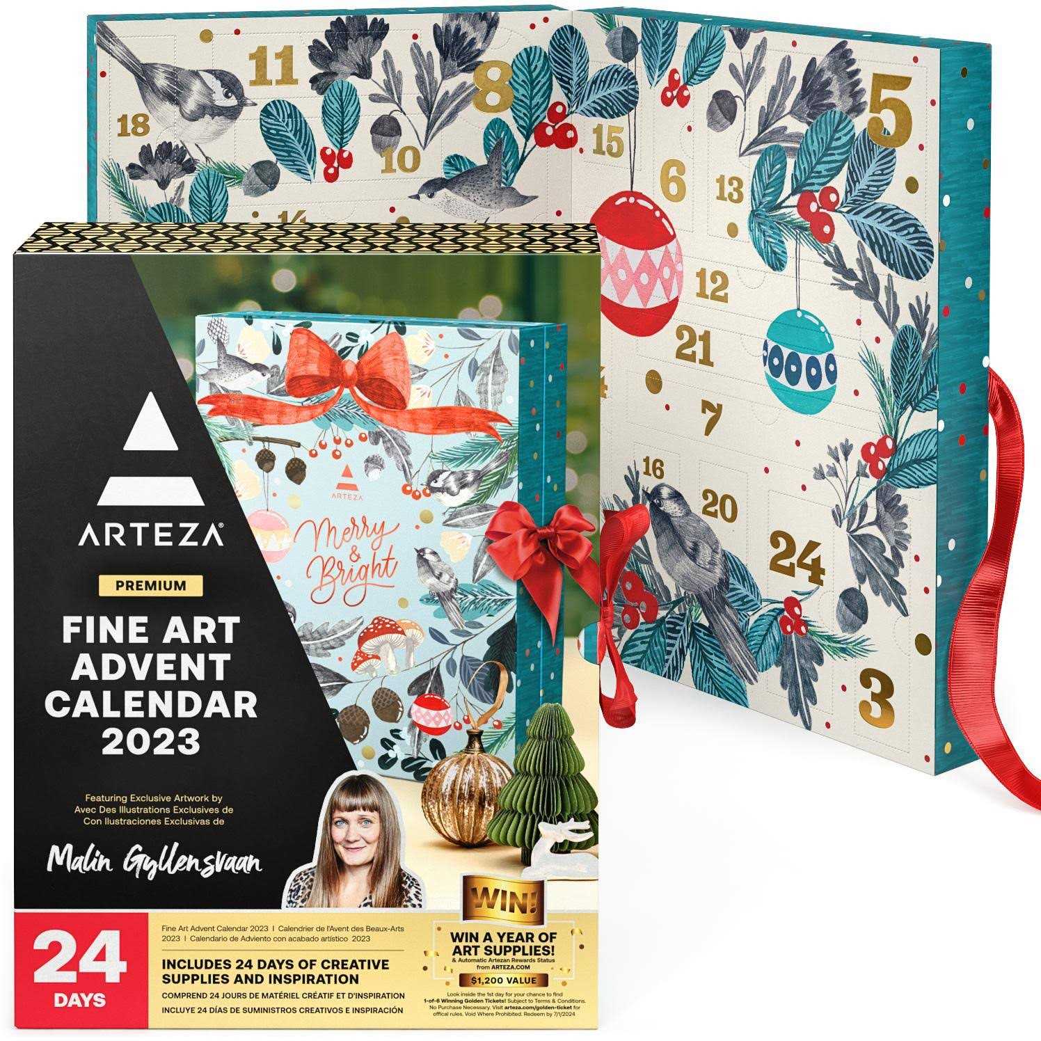 Arteza 24 Day Fine Arts Advent Calendar