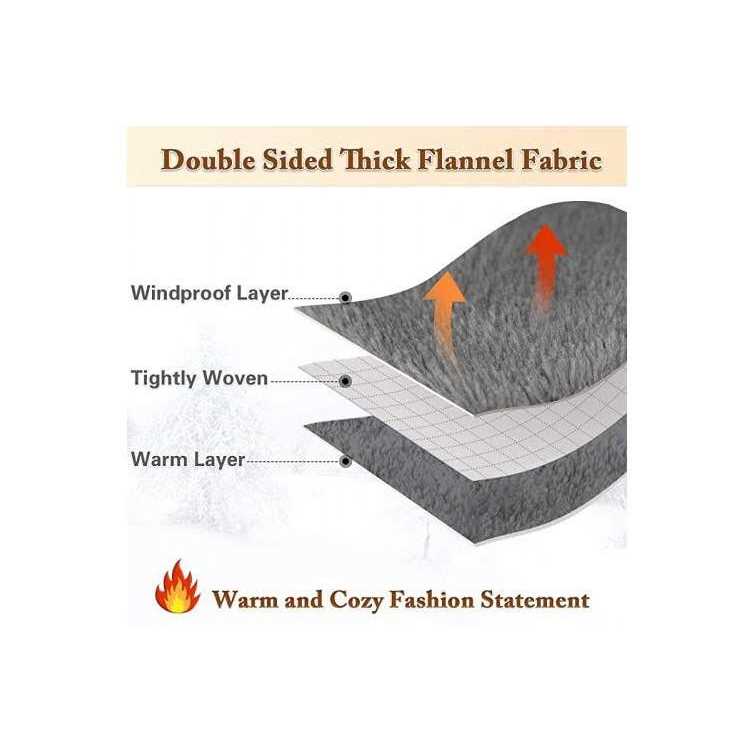 Waitu Wearable Blanket Sweatshirt Gifts for Women and Men, Super Warm and Cozy Giant Blanket Hoodie, Thick Flannel Blanket with Sleeves and Giant