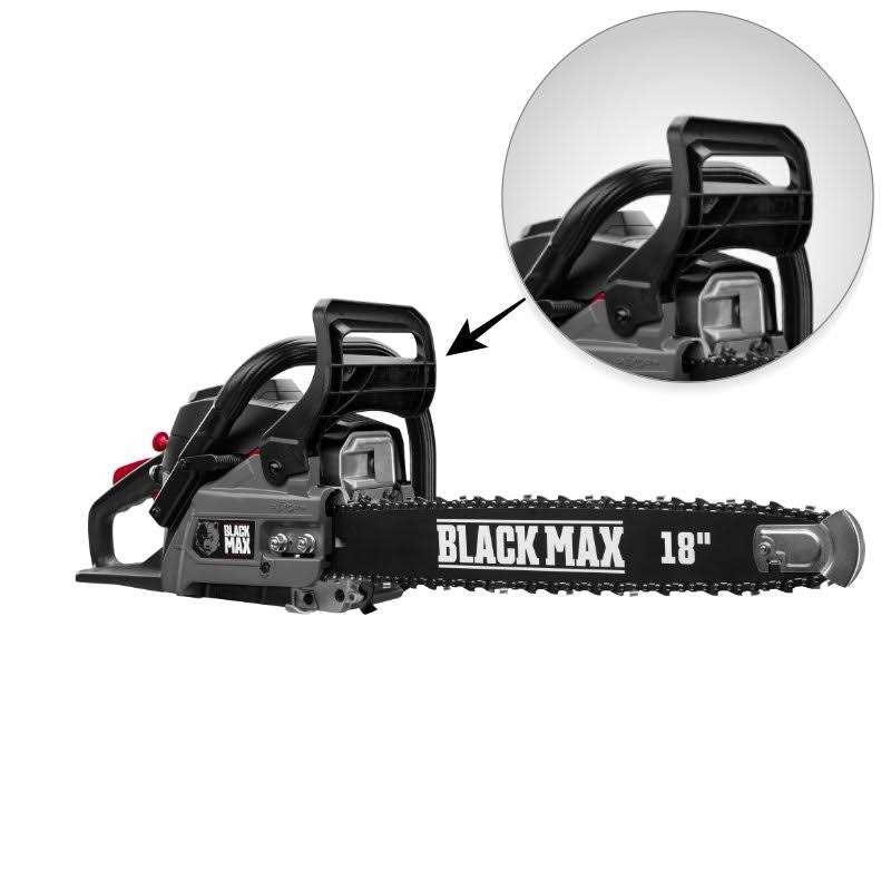 Black Max 18-inch Gas Chainsaw 38cc 2-Cycle Engine
