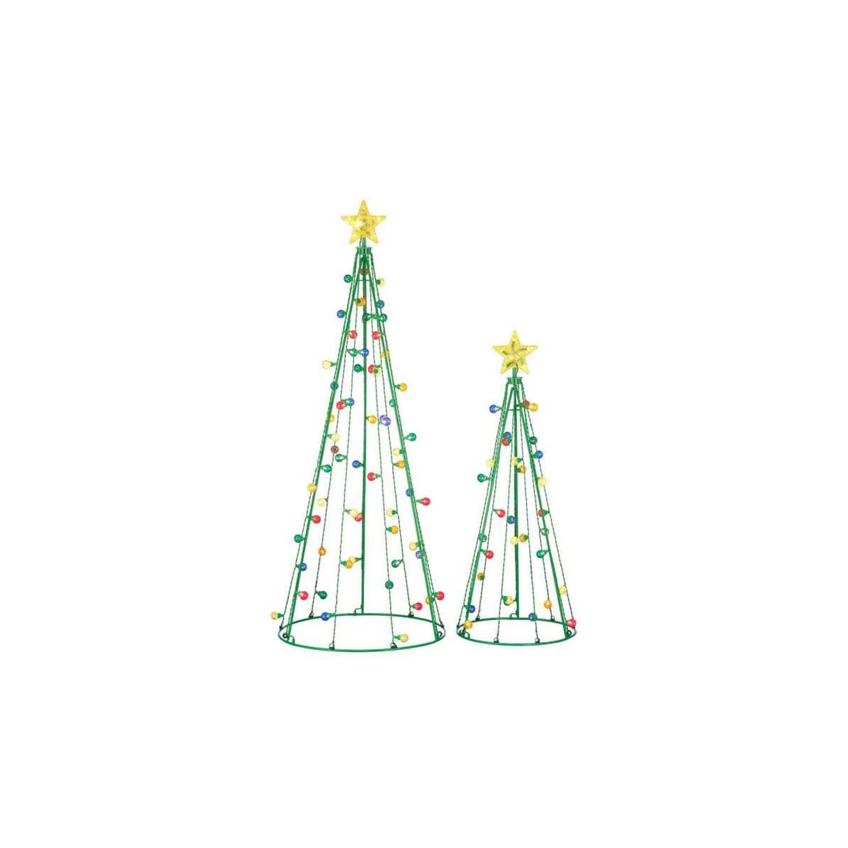 Winter Wonder Lane Cone String Tree Light-Up Decor Set