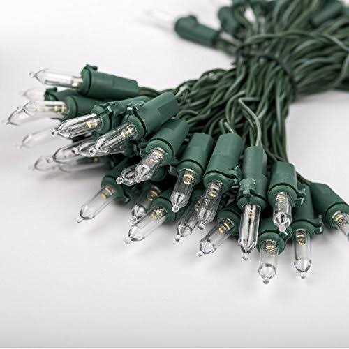 asenek Christmas lights battery operated string lights 50 led string lights mini lights with auto-timer and 8 lighting mode