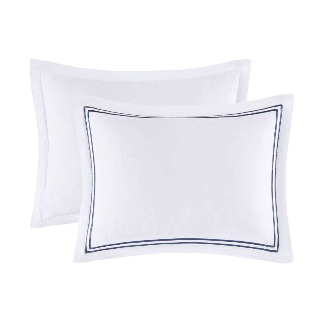 500 Thread Count Luxury Collection 100% Cotton Sateen Embroidered Set Madison Park Signature