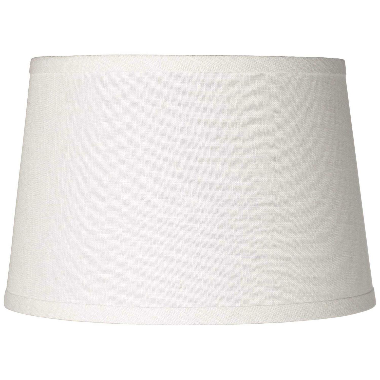 Brentwood Natural Burlap Drum Lamp Shade 10x12x8