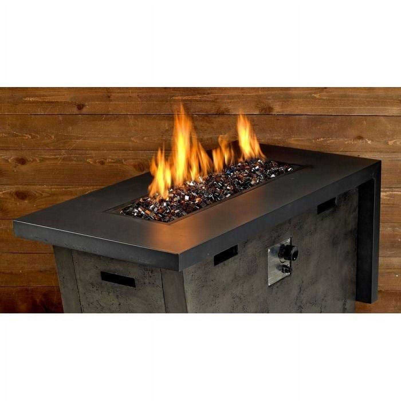 American Fire Glass 1/2 Copper Luster Cube