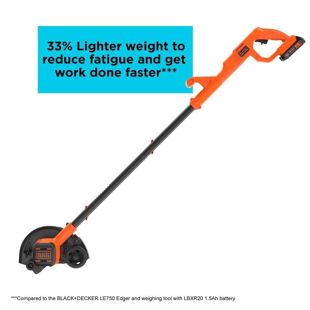 Black+Decker 20V MAX Cordless Edger Lawn Kit