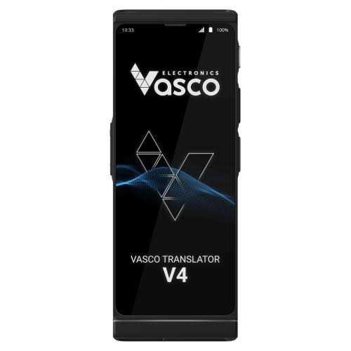 Vasco V4 Language Translator Device Model 2022 Free Lifetime Internet for Translations