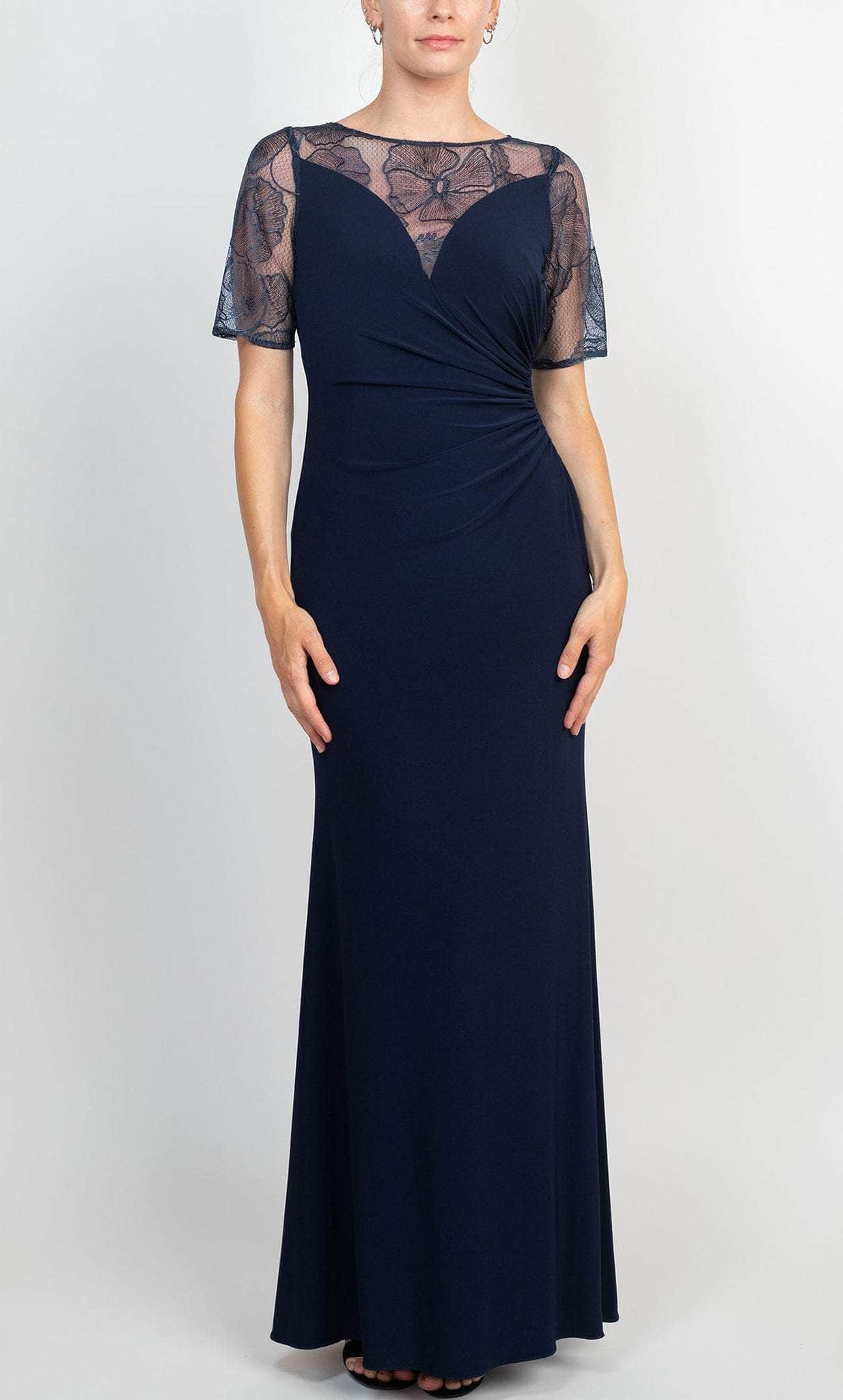 Illusion Neck Gown