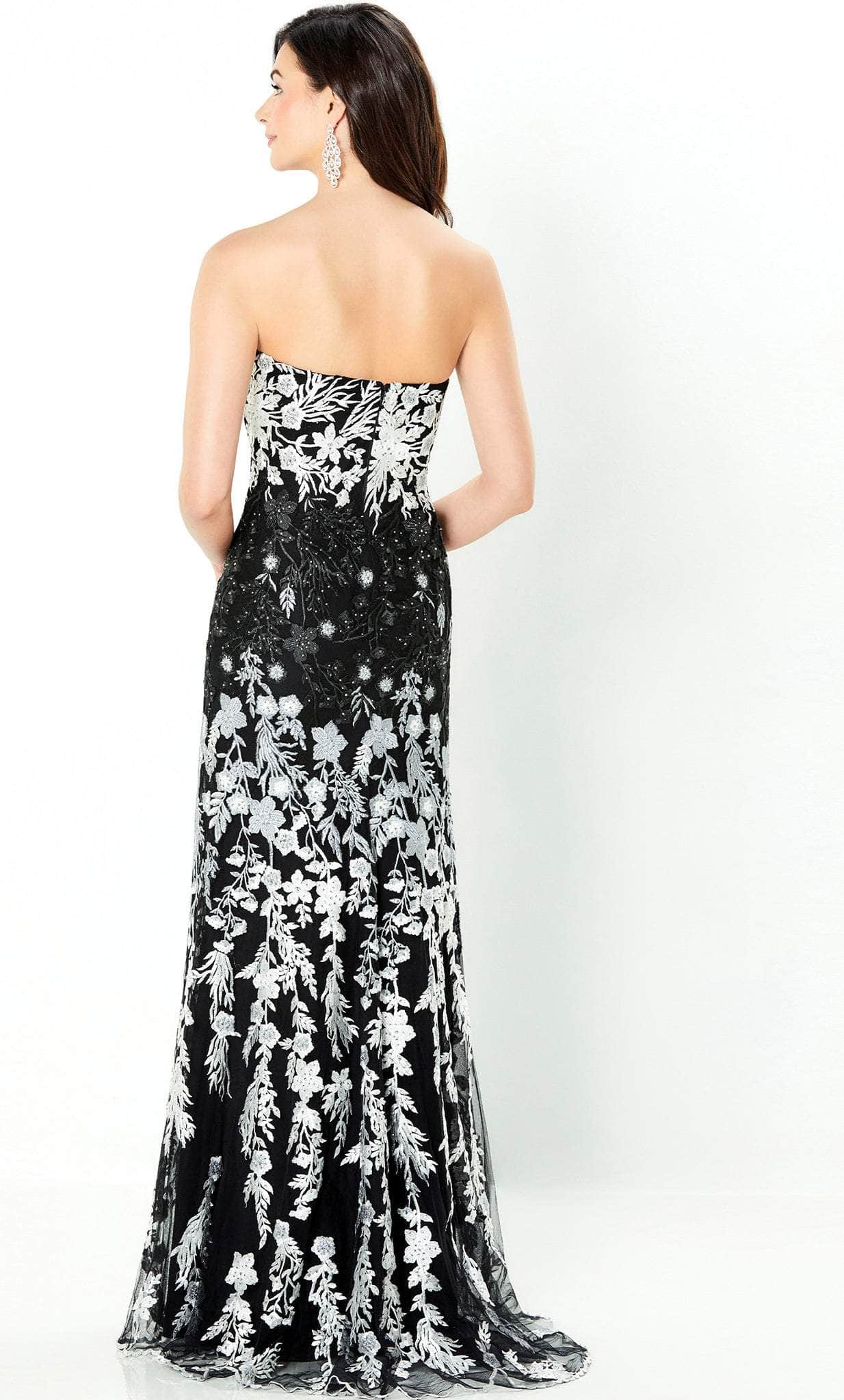 Embroidered Lace Formal Gown