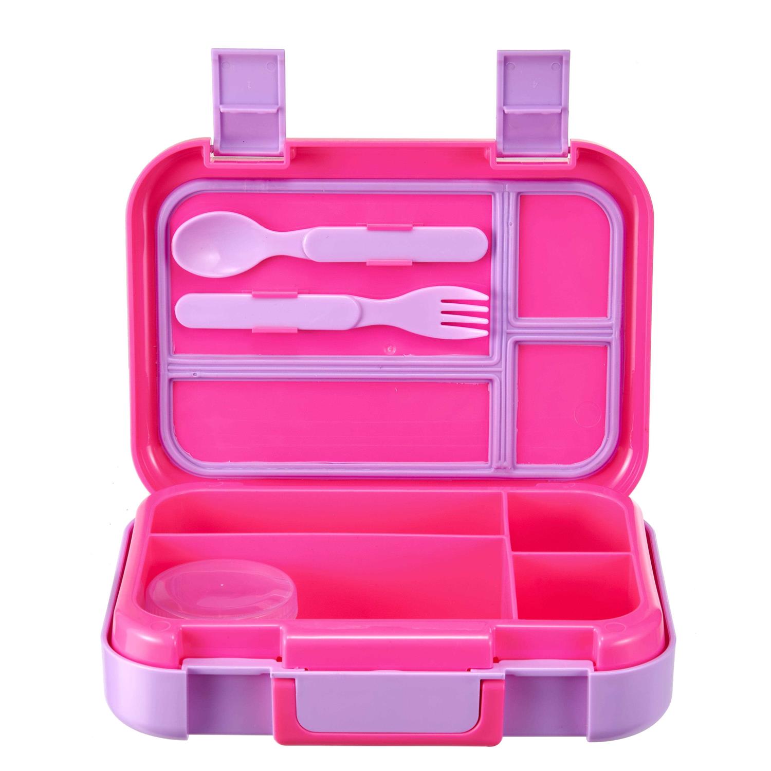 Your Zone Bento Lunch Box Pink Purple