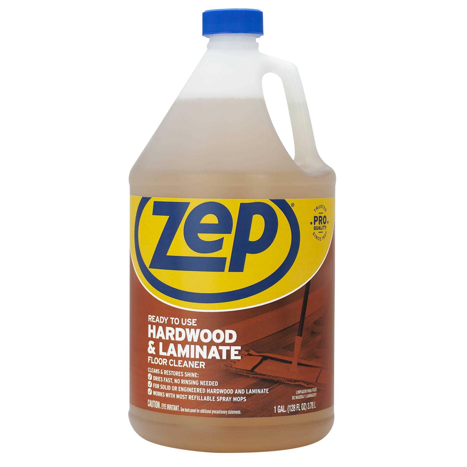 Zep Industrial Hardwood and Laminate Floor Cleaner 1 Gallon Eczuhlf1282