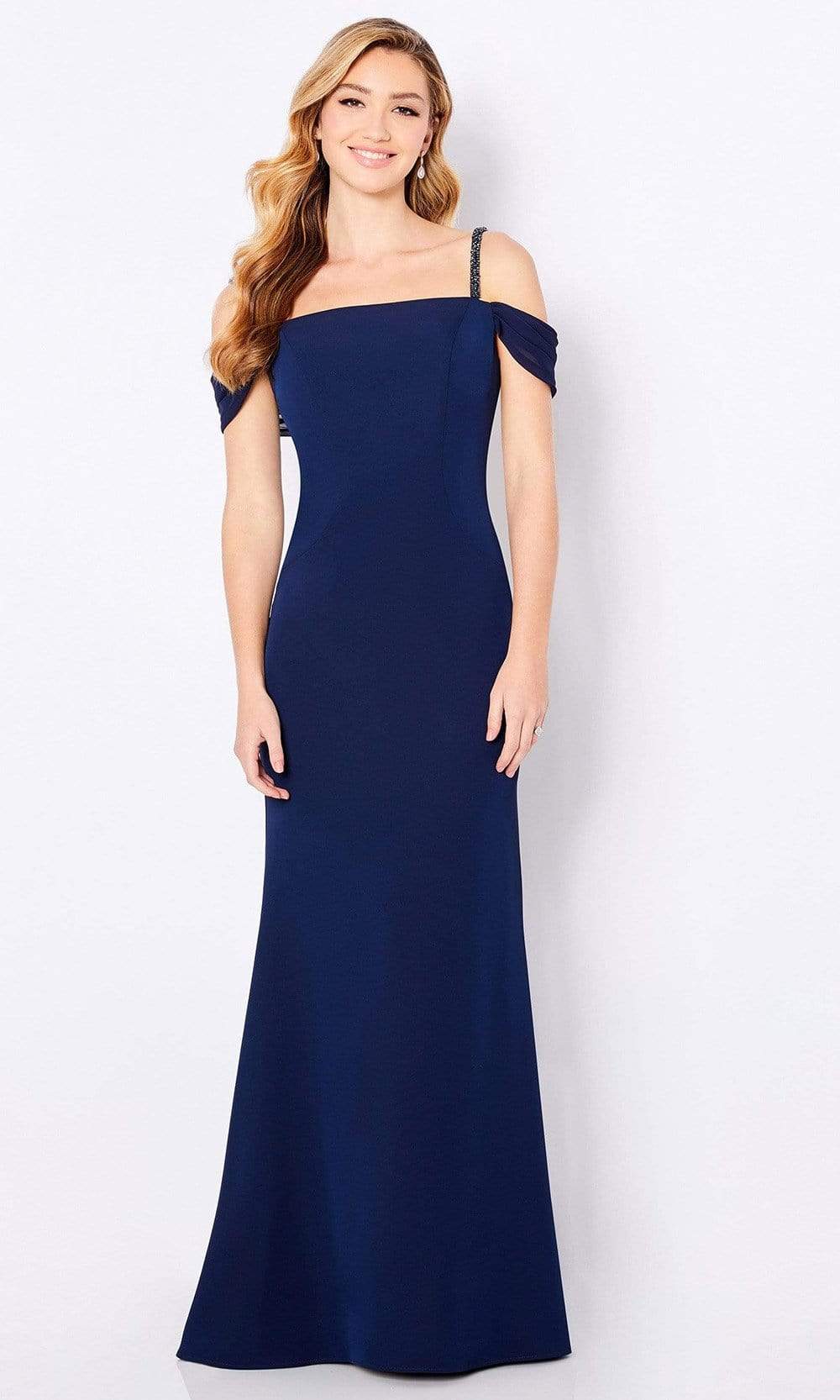 221692 Square Neck Sheath Evening Dress