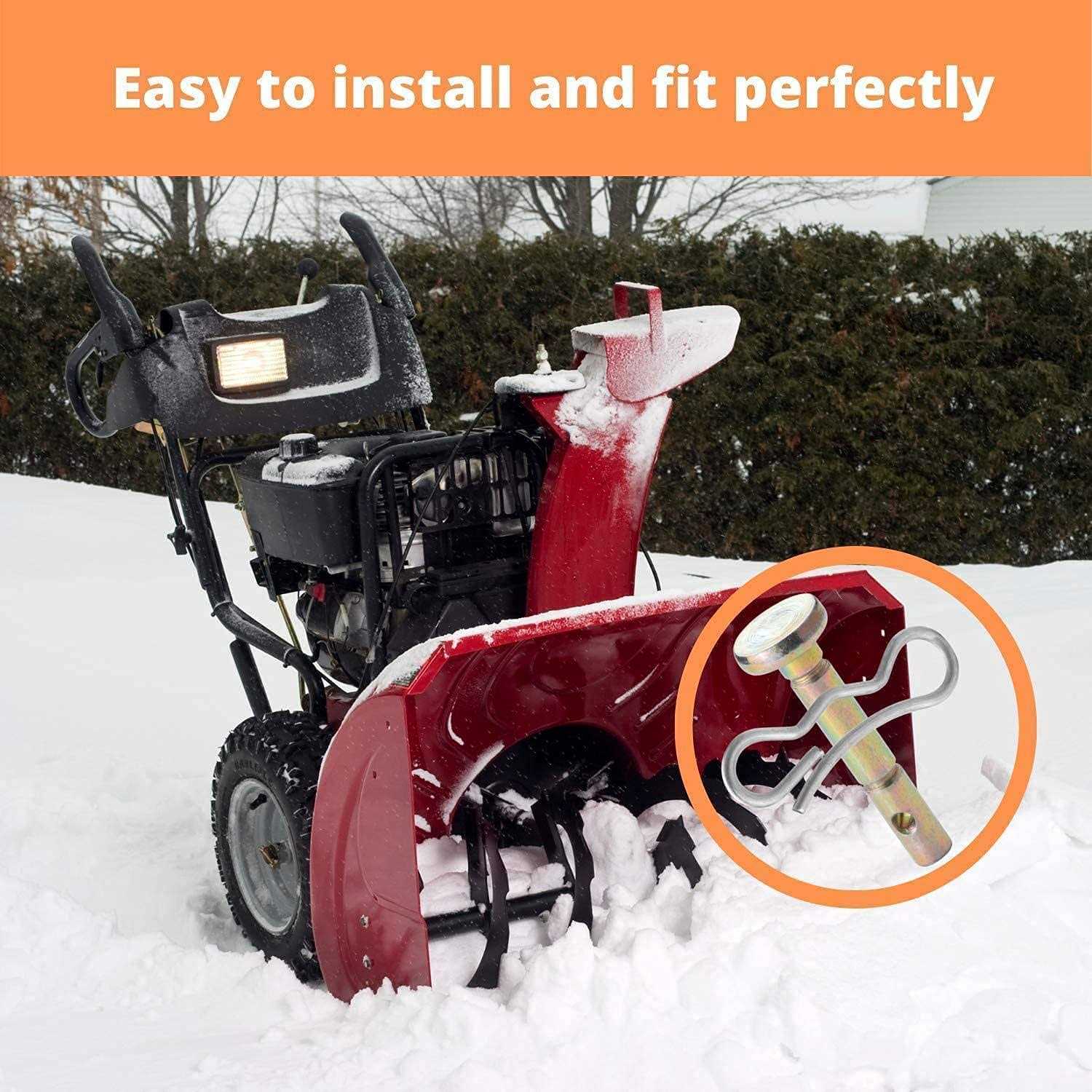 10 PK 738-04124A and 714-04040 Shear Pins and Cotter Pins for Cub Cadet MTD Troy Bilt Snow Throwers