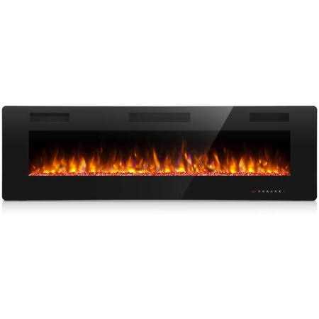 30-60 Recessed and Wall Mounted Electric Fireplace,750-1500W