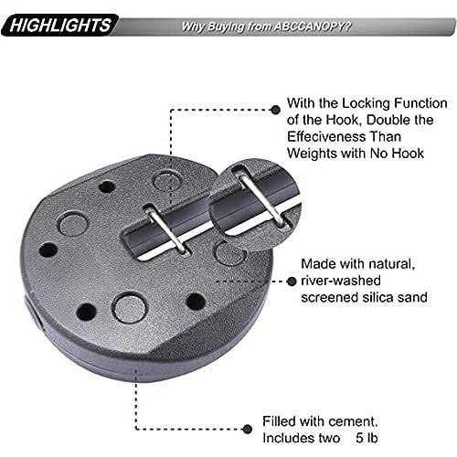 Abccanopy Canopy Weights with Lock Design No