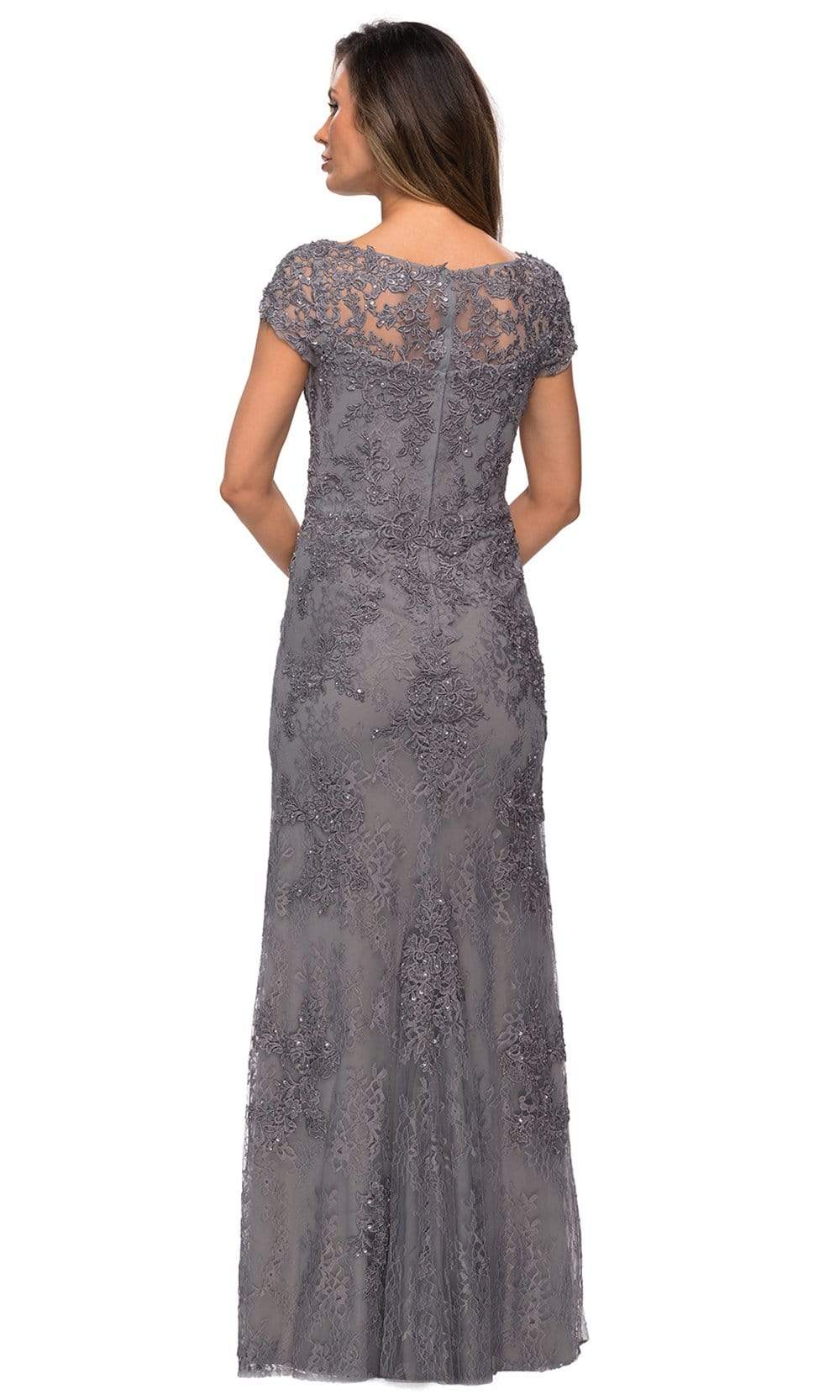 27856 Lace Bateau Mother of the Bride Sheath Dress