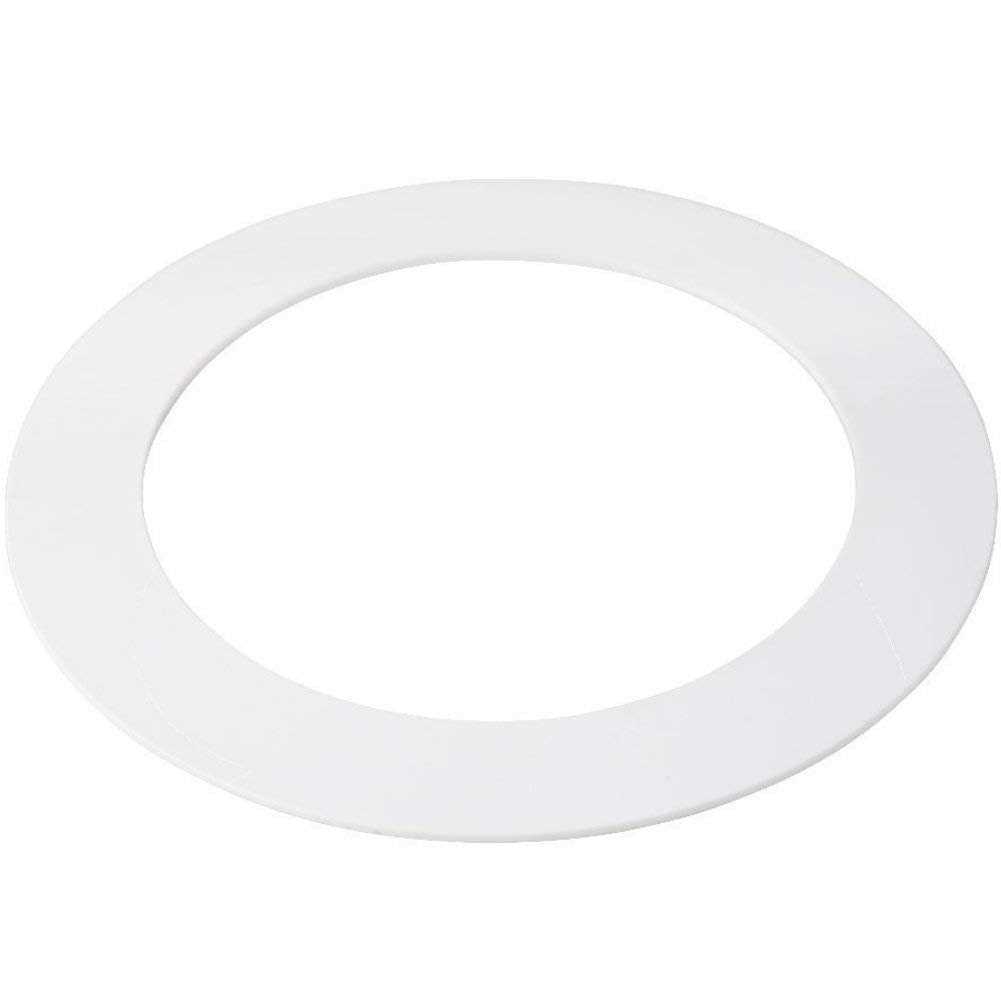 USGL 5 Pack Gloss White Goof Trim Ring for 8 Inch Recessed Can Lighting Down Light