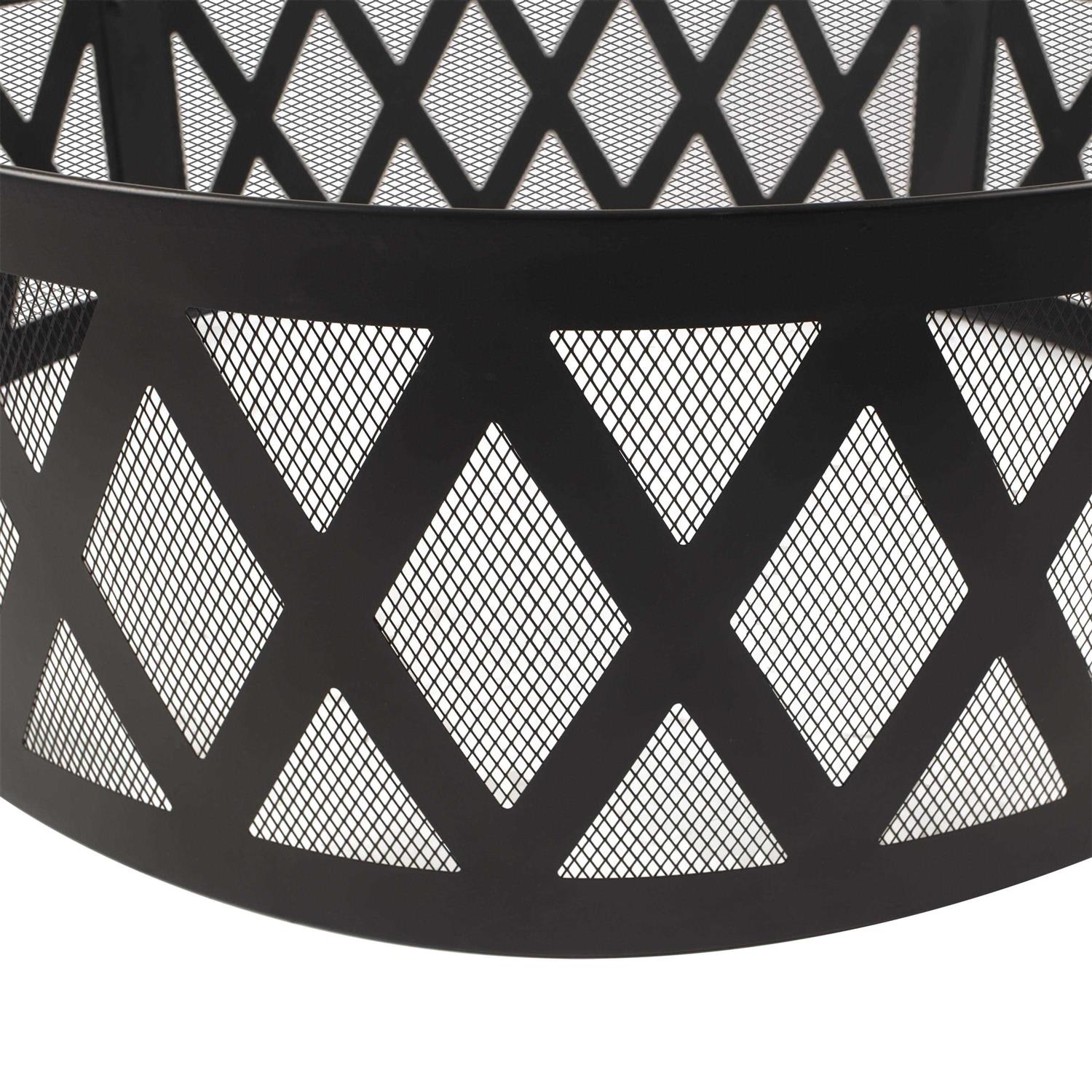 Pleasant Hearth Ofw884fr Lattice Fire Ring