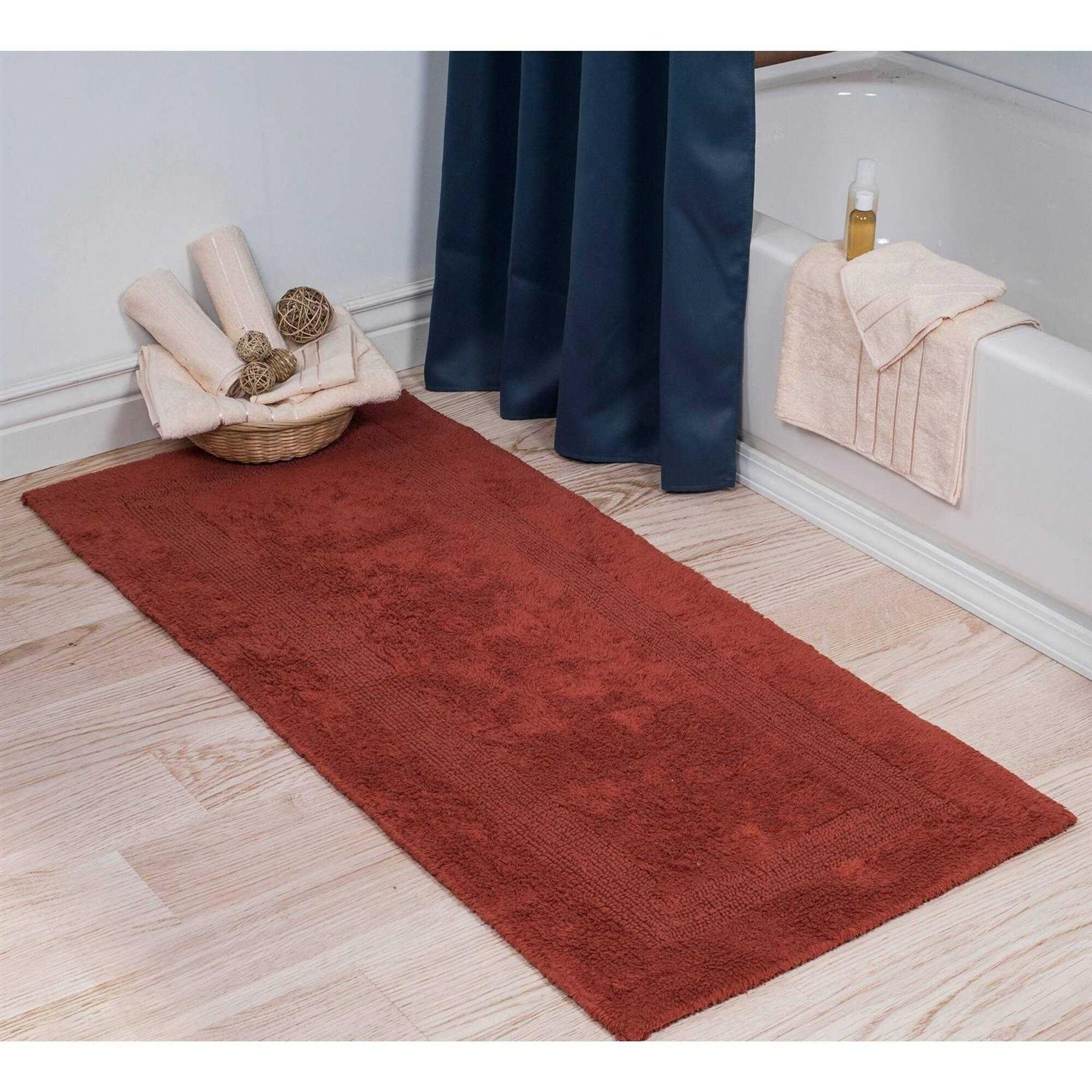 Windsor Home 100-percent Cotton Reversible Bath Mat Runner