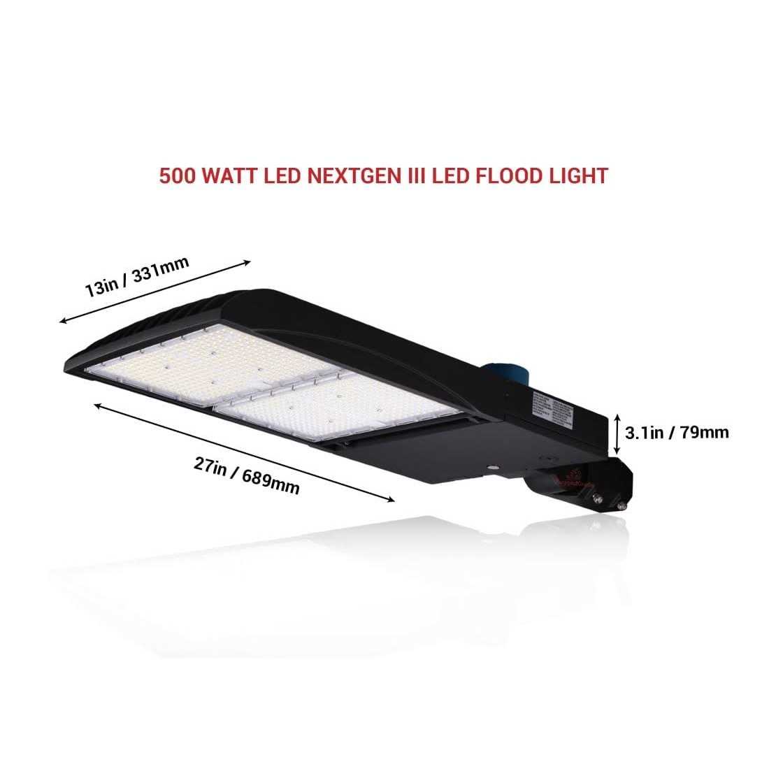 70,000 Lumen 500 watt NextGen III LED Shoebox Lights