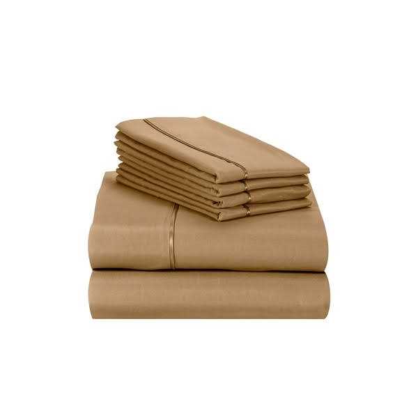 6 PC LuxClub Bamboo Sheet Set 18 inch Deep Pockets