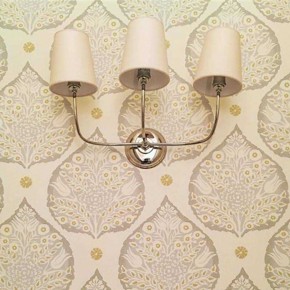 Visual Comfort Signature Vendome Double Wall Sconce Natural Paper TOB 2008