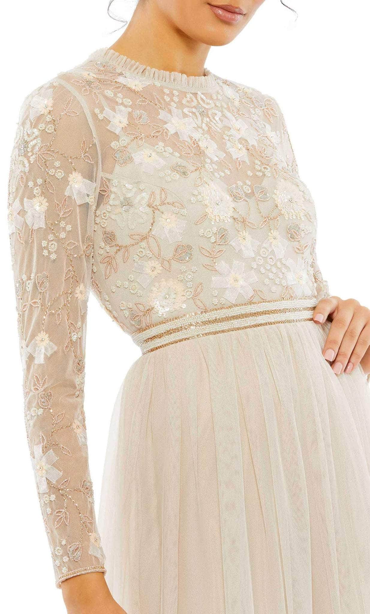 Modest Flowy A-line Heavenly Gown