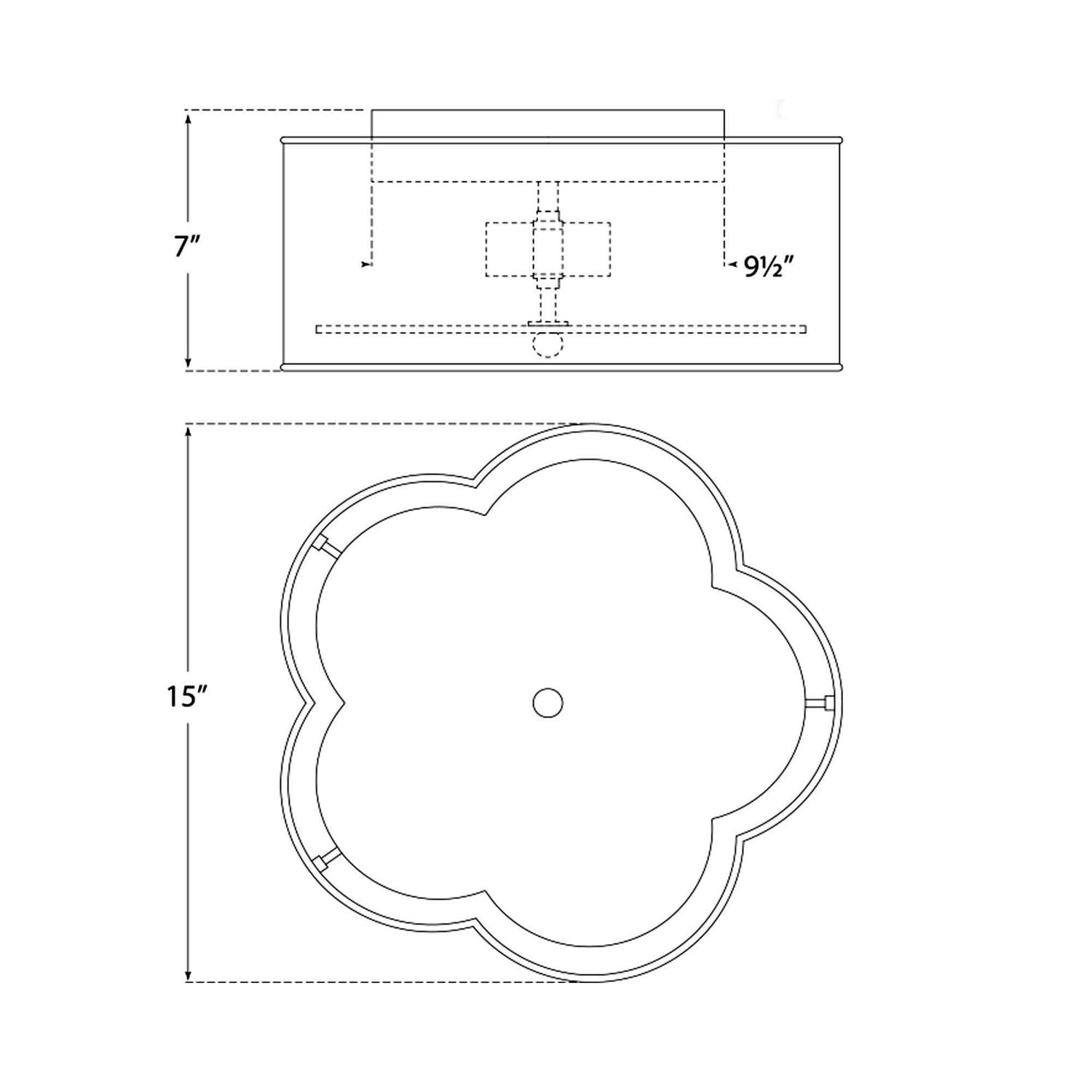 Visual Comfort Signature Bryce Flush Mount
