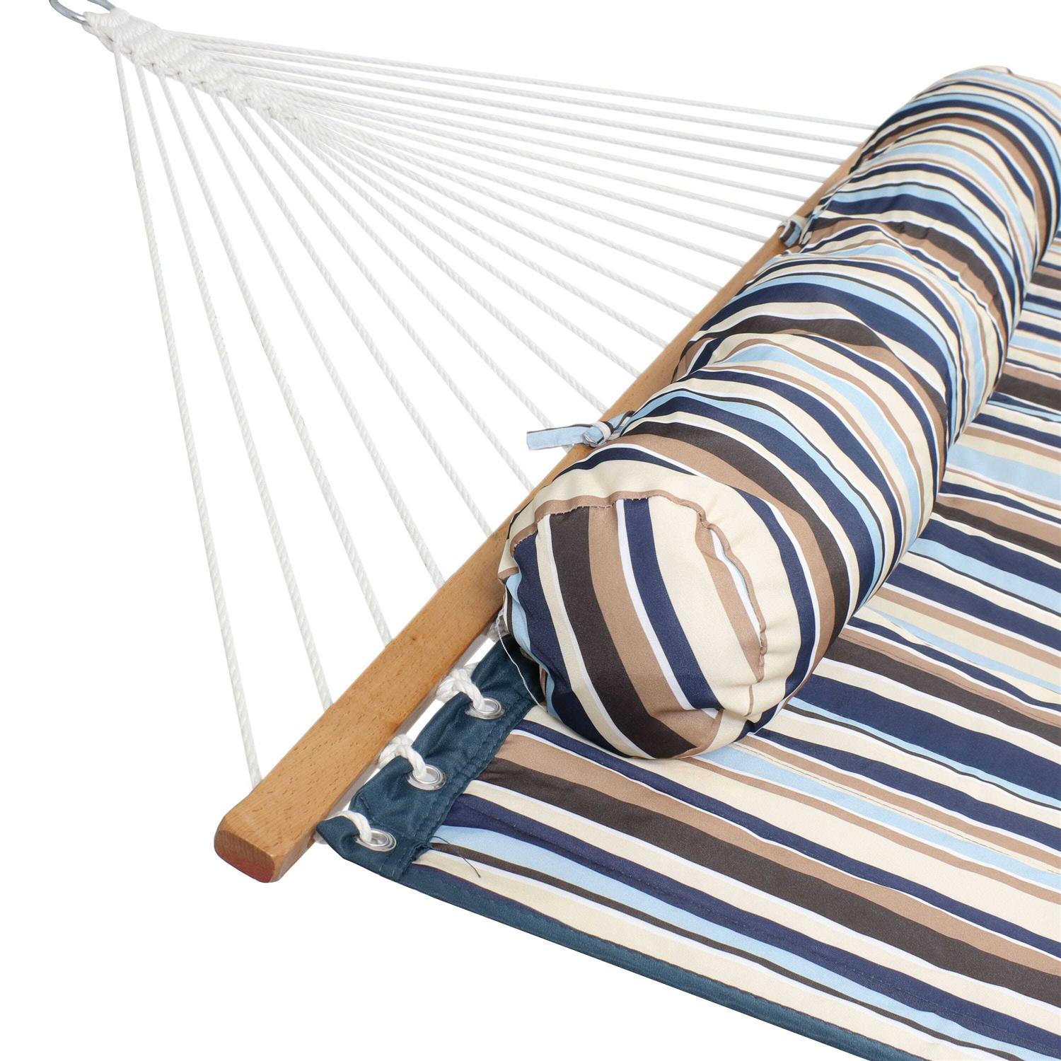 Sunnydaze Decor Quilted Fabric Hammock Spreader Bar
