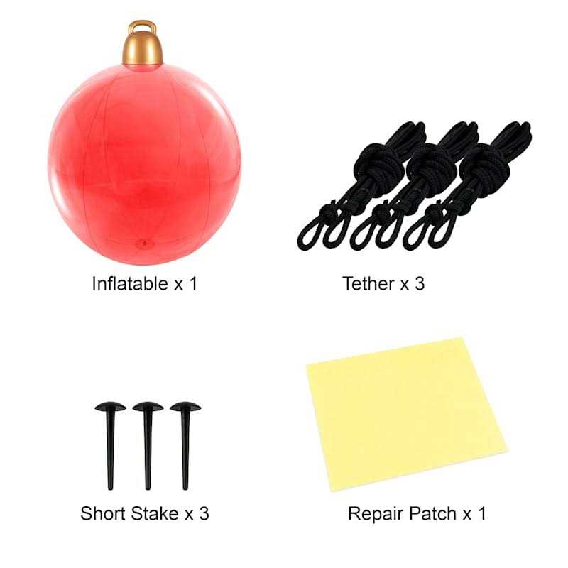 At Home 5 x 10 x 5 Pre-Lit Blow-Up Ornament