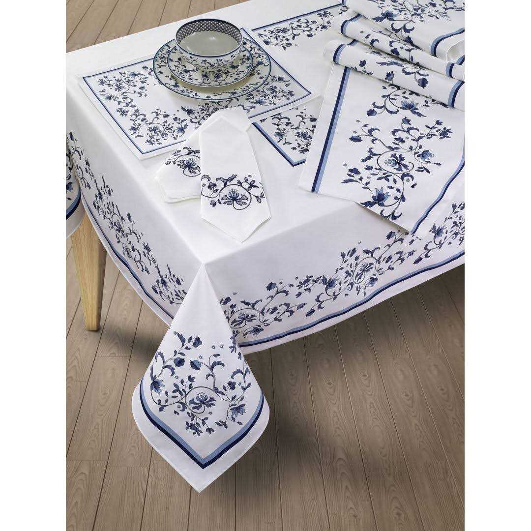 Avanti Linens Blue Portofino Tablecloth
