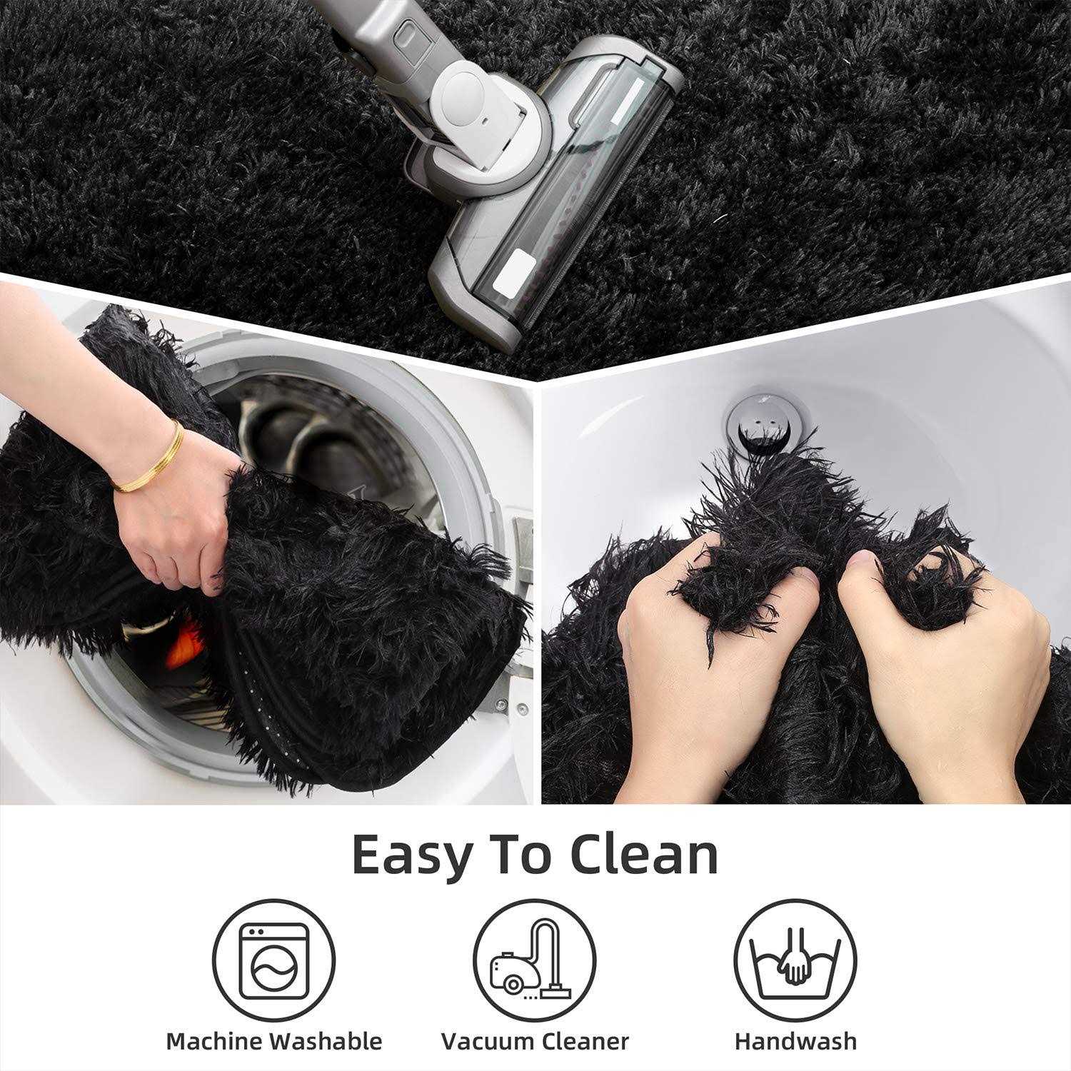 3 Piece Thicken 0.4 Bath Rugs Set Contour Mat + Toilet Seat Cover