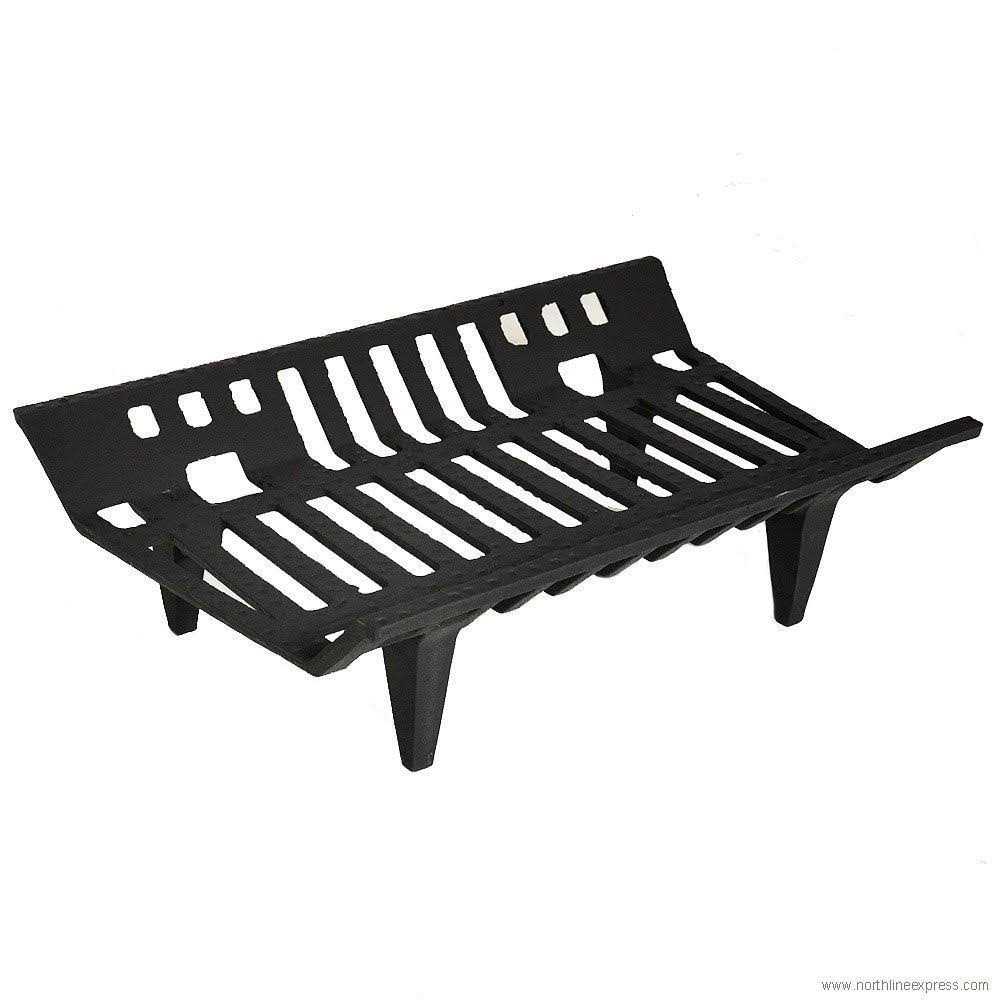Vestal Black Painted Cast Iron Fireplace Grate
