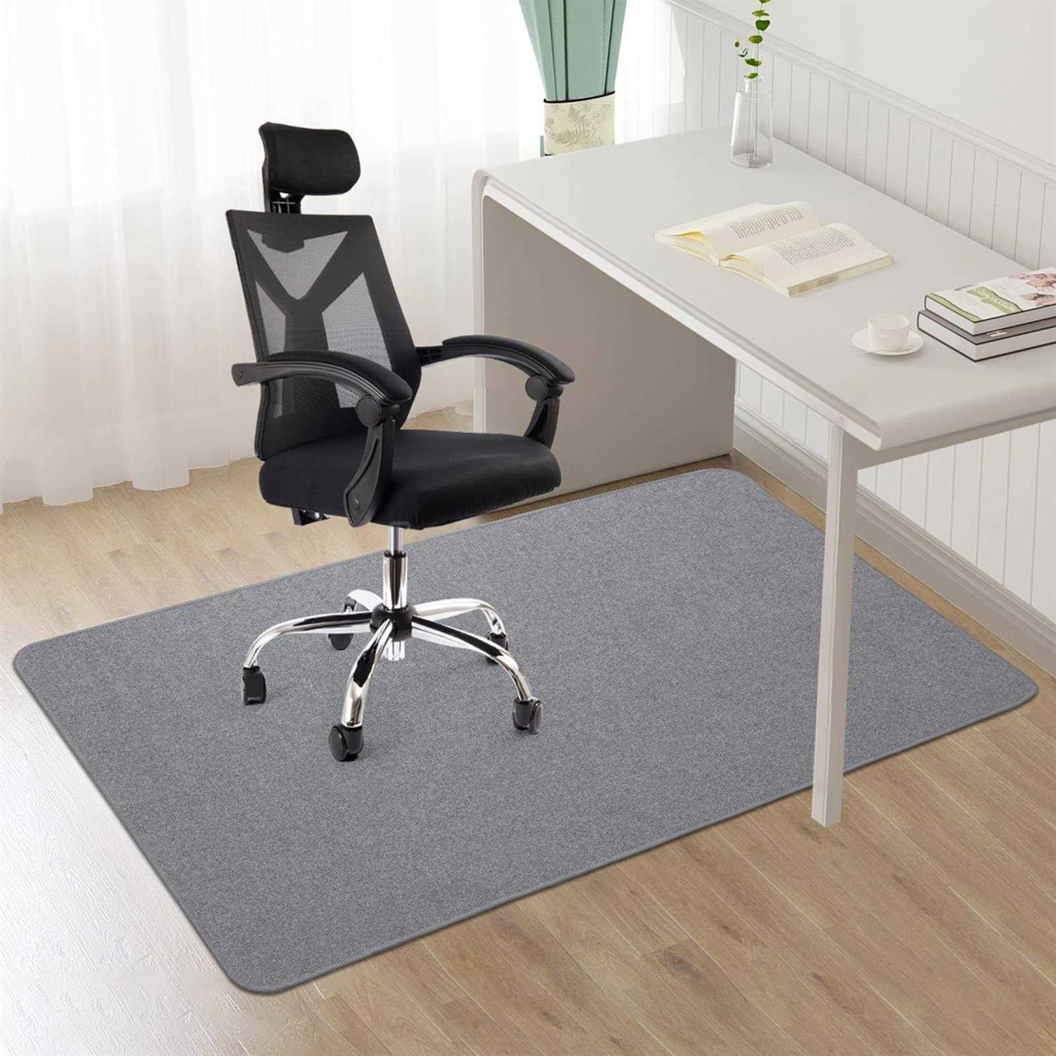 CELION Edging Office Chair Mat for Hardwood & Tile Floor 55×35 Computer Gaming Rolling Chair Mat