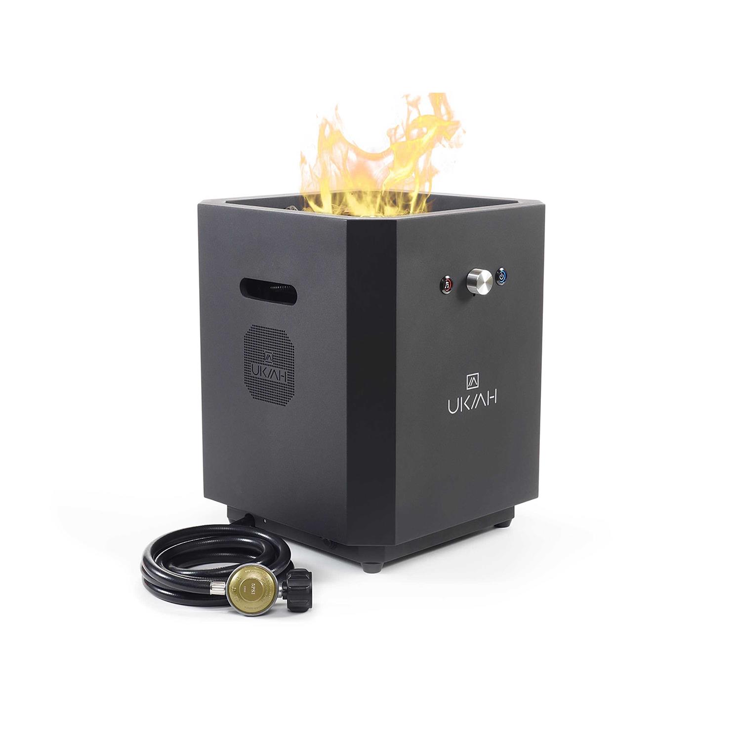 Ukiah Note Portable Audio Propane Fire Pit with Beat to Music Technology