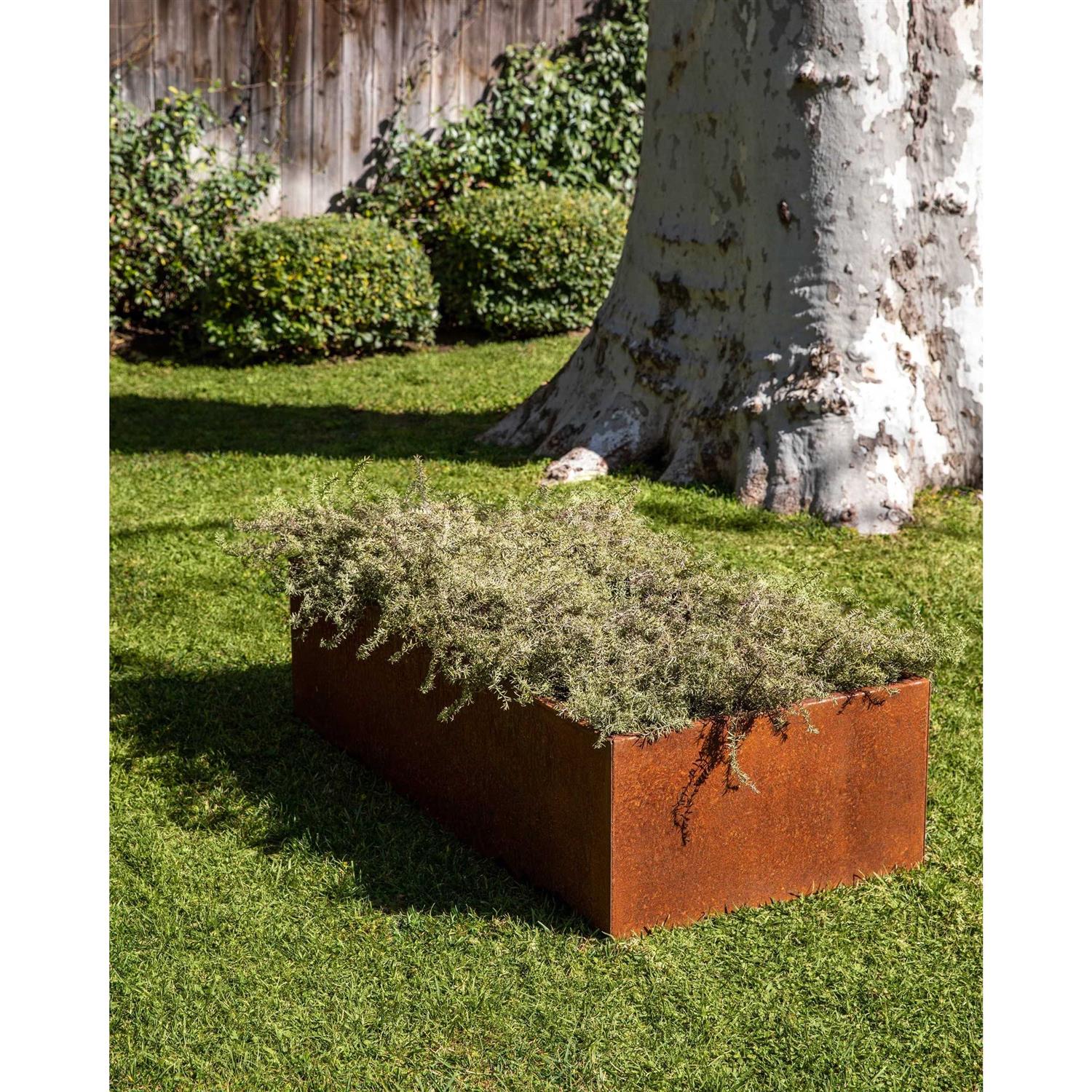 Veradek 4 ft Corten Steel Garden Bed