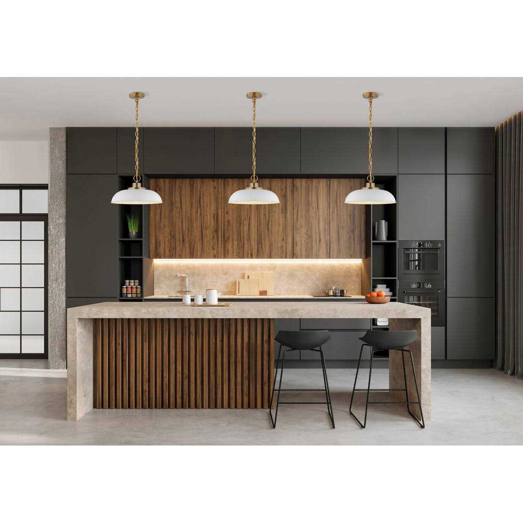 Birch Lane™ Eddy 1 Light Single Dome Pendant Size 8 H x D