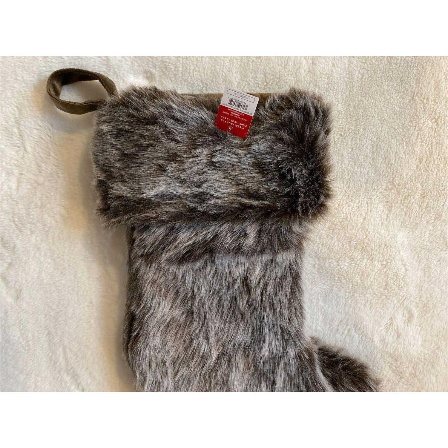 Wondershop Faux Fur Christmas Stocking