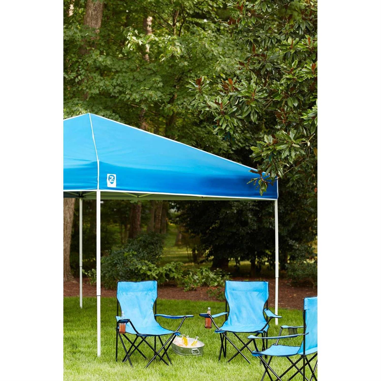 Z-Shade Everest USA 12 Ft. x 12 Ft. Blue Polyester Canopy ZSB12EVRBL