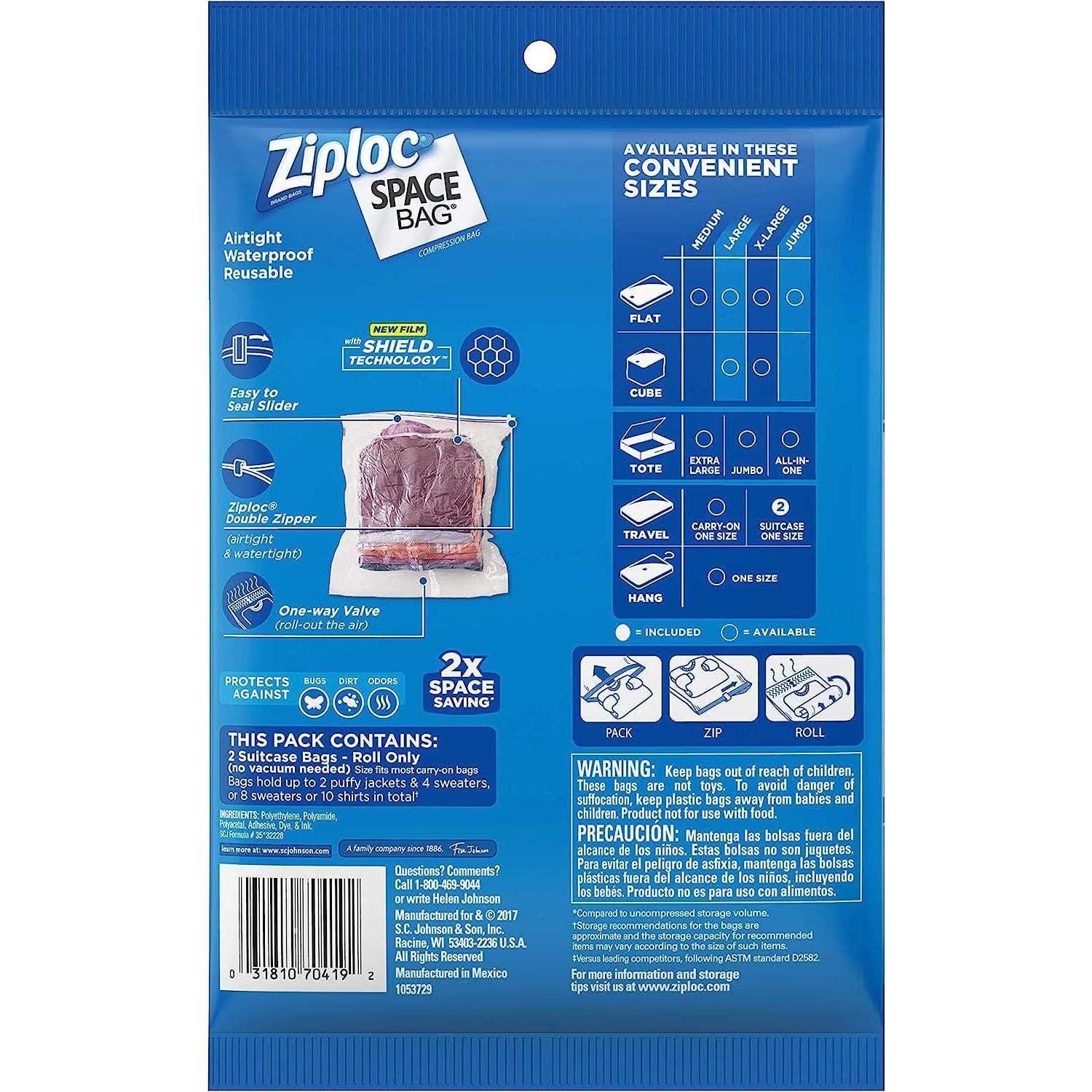 Ziploc Space Bag