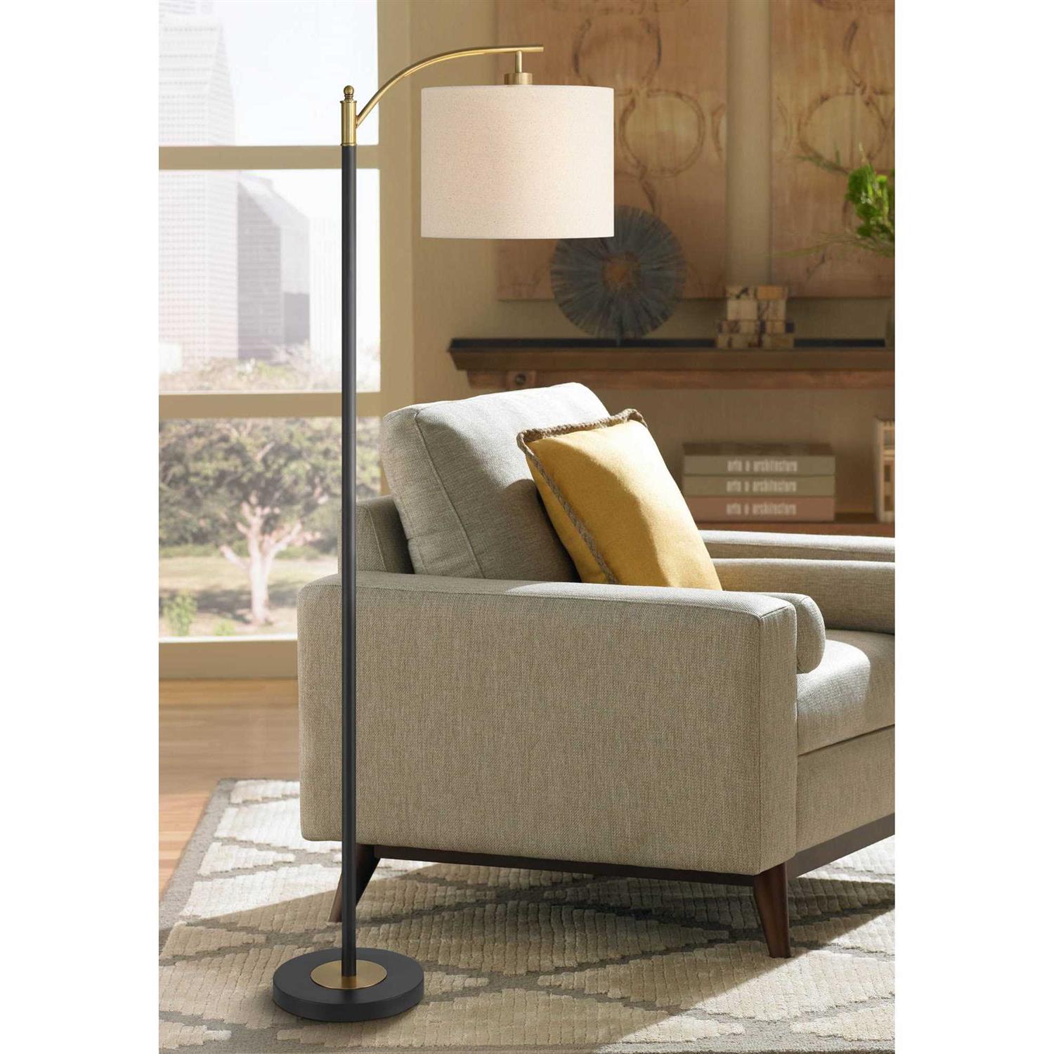 360 Lighting Rayna Modern Downbridge Floor Lamp 61 1/2 Tall Warm