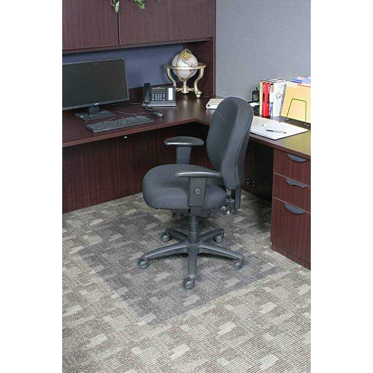 Dimex Office Chair Mat for Low Pile Carpet with Lip 36 x 48