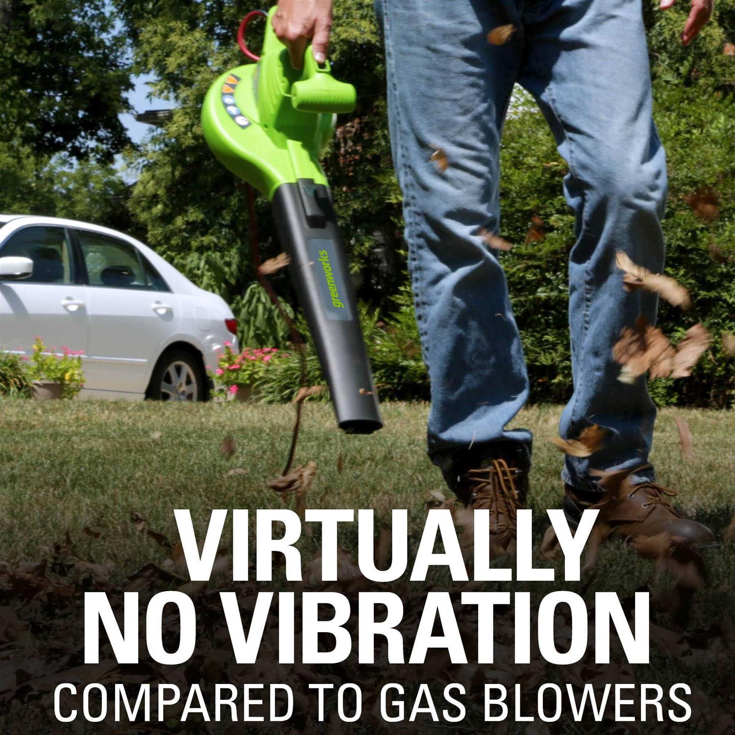 Blower Greenworks 7 Amp Single Speed Electric