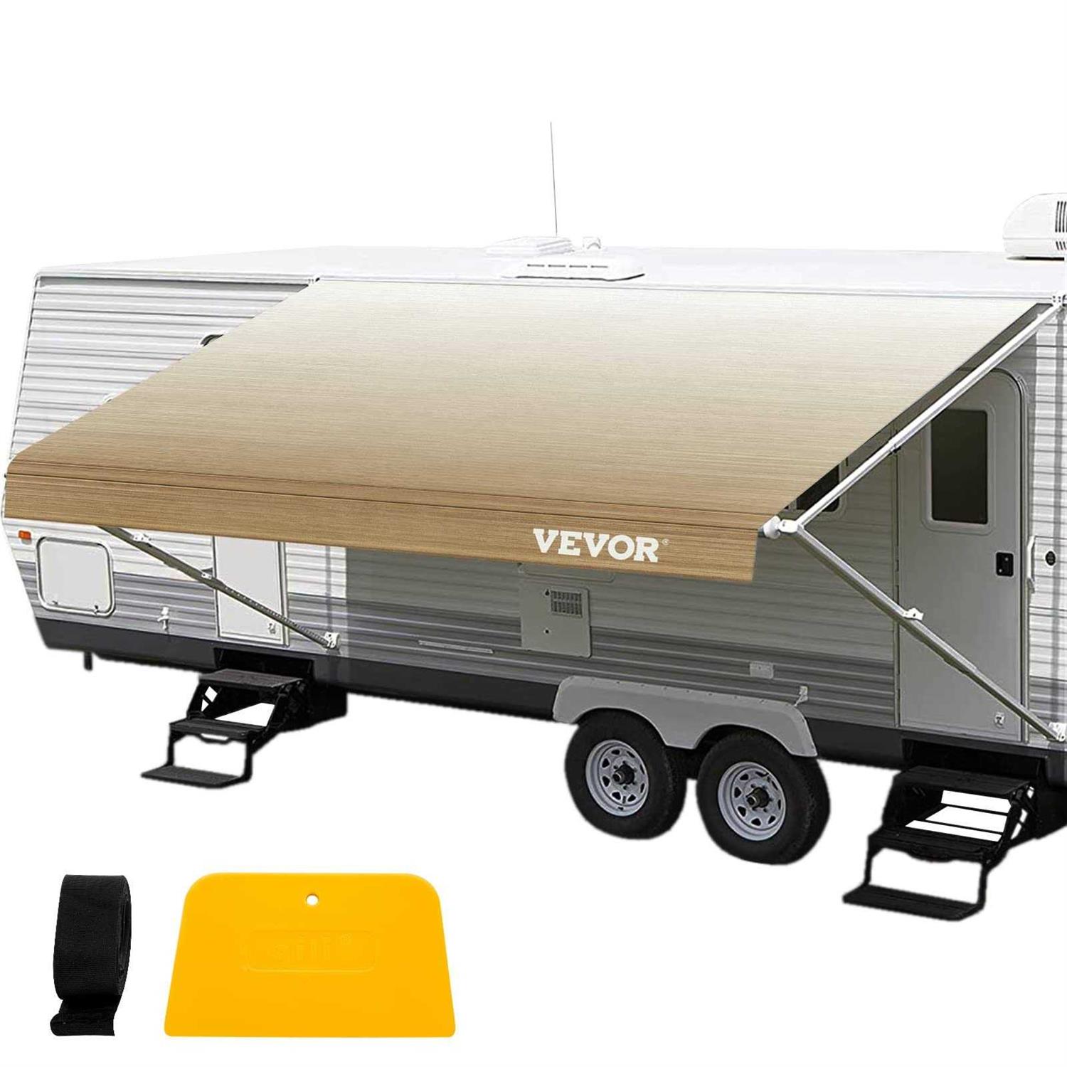Vevor RV Awning Awning Replacement Fabric RV Awning Replacement