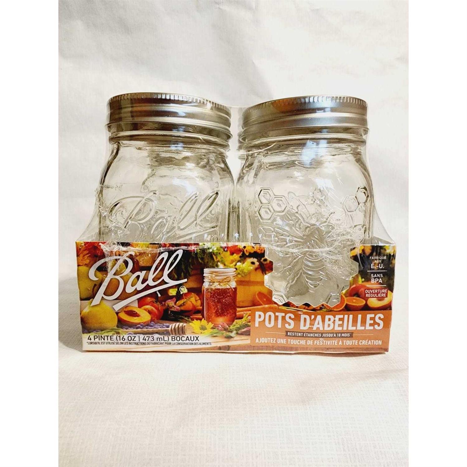 Ball Honeybee Jars Regular Mouth