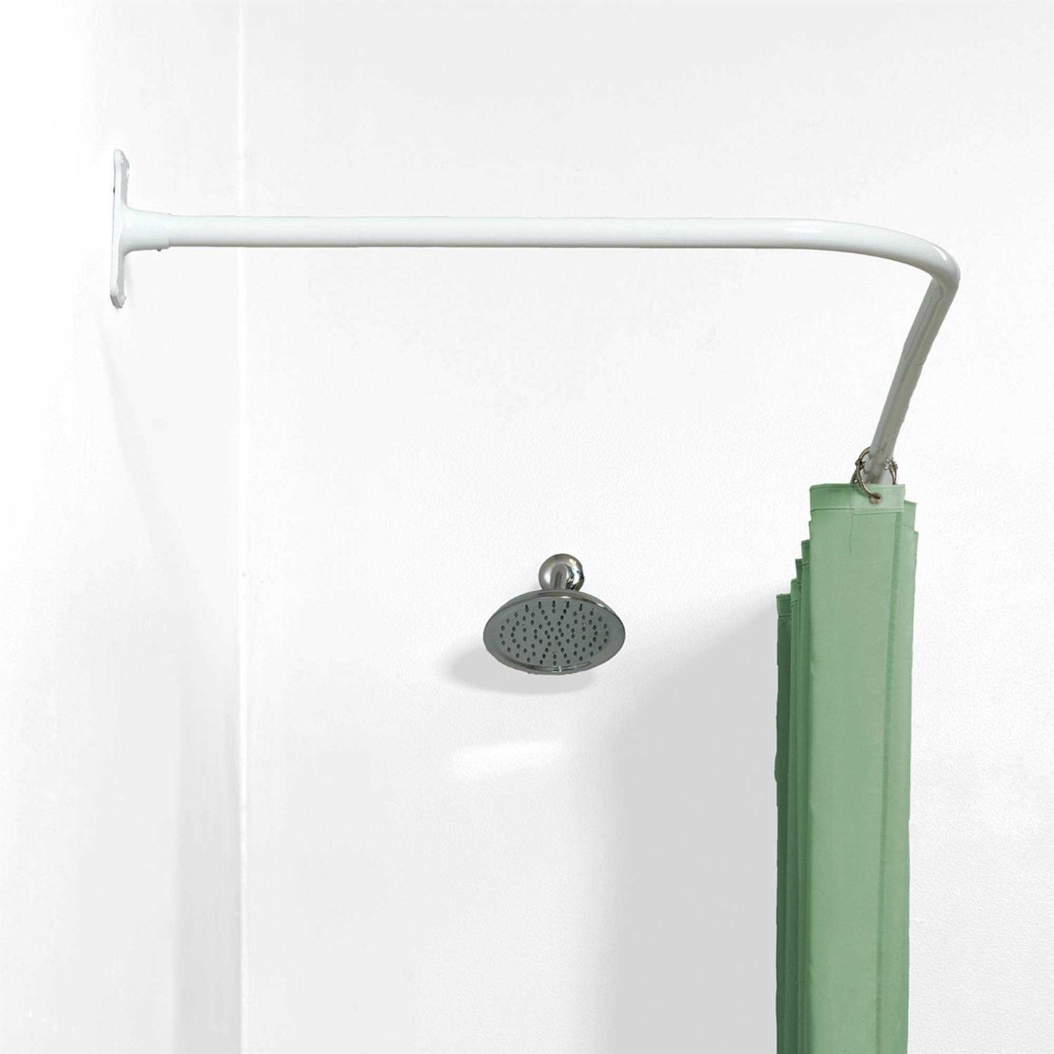 Zenna Home Shower Curtain Rod 66 in. L