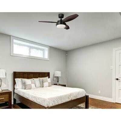 42 Careem 3 Blade Standard Ceiling Fan with Pull Chain and Light Kit Included Winston Porter Finish