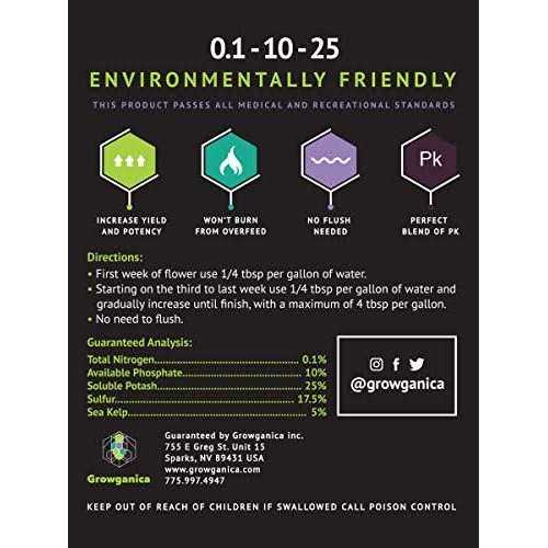 Bloom Booster Incredible Bulk 0.1-10-25 Vegan Organic Plant Food