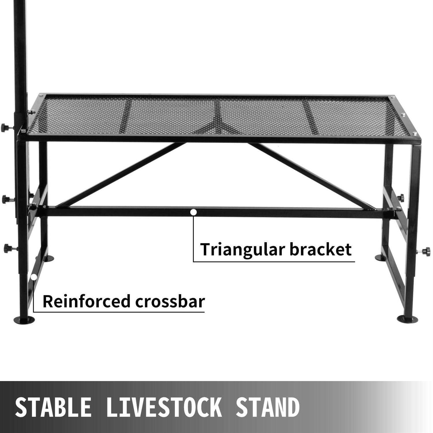 VEVOR Livestock Stand Trimming Stand 51×23 inches Livestock Trimming Stands for Goats YYZJJSCDLZ