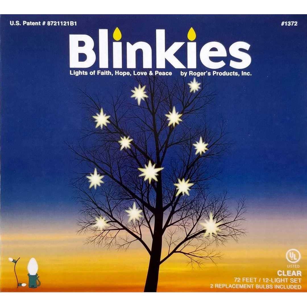 TOLOO Blinkies Intermittent Non-Programmed Relaxing Blinking Lights 72 Foot